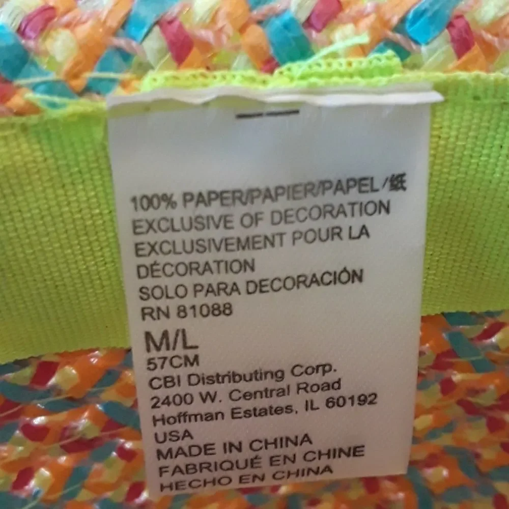 8 for $20 Colorful Hat Size M/l